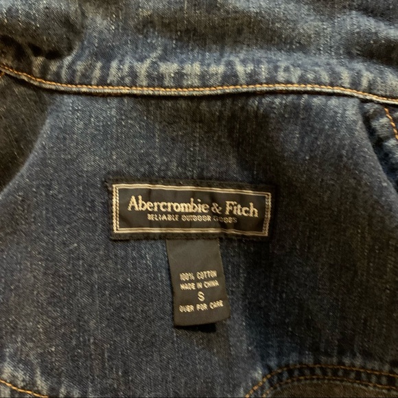 Abercrombie & Fitch Denim Jacket Size S - Picture 6 of 6